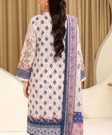Aaria Off White Embroidered Unstitched 3PC Suit
