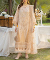 Beige Embroidered Unstitched 3PC Suit