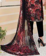 Black Unstitched 3PC Suit Trouser Fabric Quality