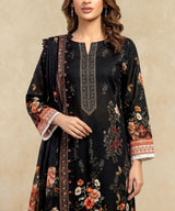 Black Unstitched Premium Fabric Texture