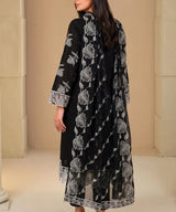 Black Embroidered 3Piece Suit Full View 4