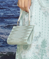 Blue Matching Handbag Purse Close Up
