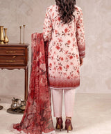 Multi Color Embroidered Unstitched Suit Back Design