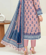 Aaria Rose Gold Embroidered Unstitched 3 Piece Suit