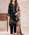 Black Embroidered 3Piece Suit Full View