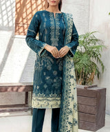 Firefly Embroidered 3 Piece Suit Full Design