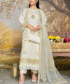 Grey Embroidered 3Piece Suit Full View_1
