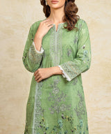 Maswa Sage Green Unstitched Premium Fabric Texture