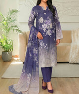Navy Blue Unstitched Premium Fabric Texture