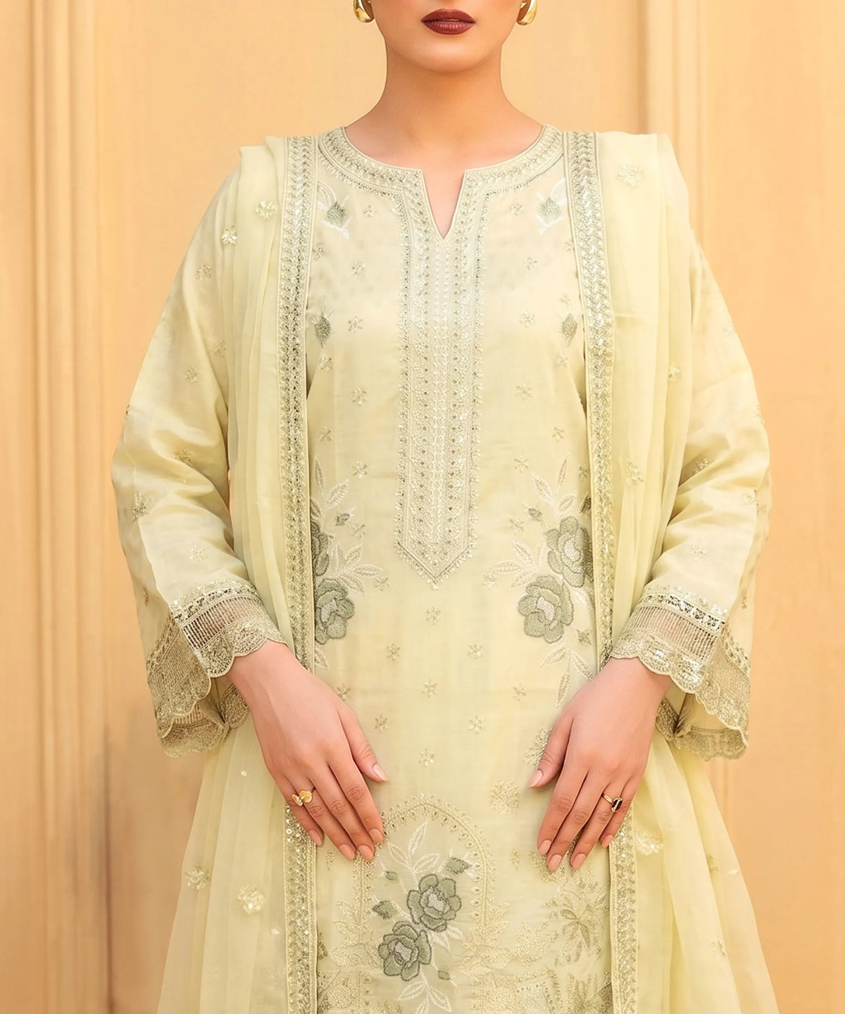 Pale Color Unstitched Premium Fabric Texture
