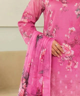 Pink Unstitched Suit Fabric Close Up