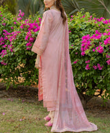 Pink Embroidered Unstitched 3PC Suit