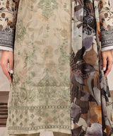Sage Green Embroidered Suit Fabric
