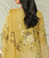 Yellow Unstitched 3PC Suit Trouser Fabric Quality